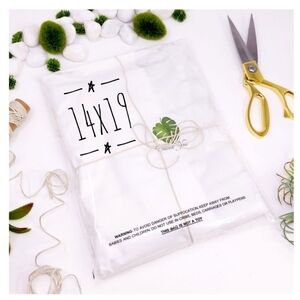 25-14x19 CLEAR POLY MAILERS SUFFICATION WARNING